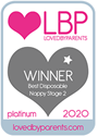 Bambo Nature a primit premiul LBP 2020 Cel mai bun scutec de unică folosință mărimea 2 PLATINĂ