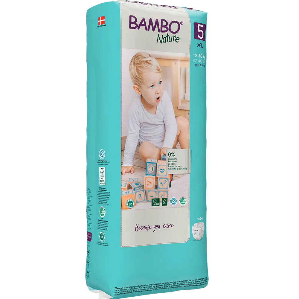 Bambo Nature 5, (12-18 kg / 27-40 lbs), 44 buc.