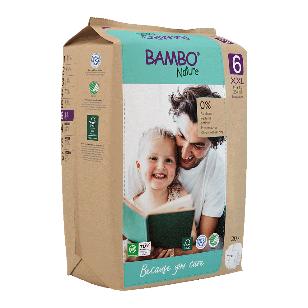 Bambo Nature 6, (16+ kg / 35+ lbs), 20 buc.