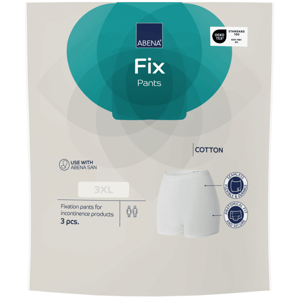 ABENA Fix, pantaloni din bumbac pentru fixare, mărimi XS–3XL