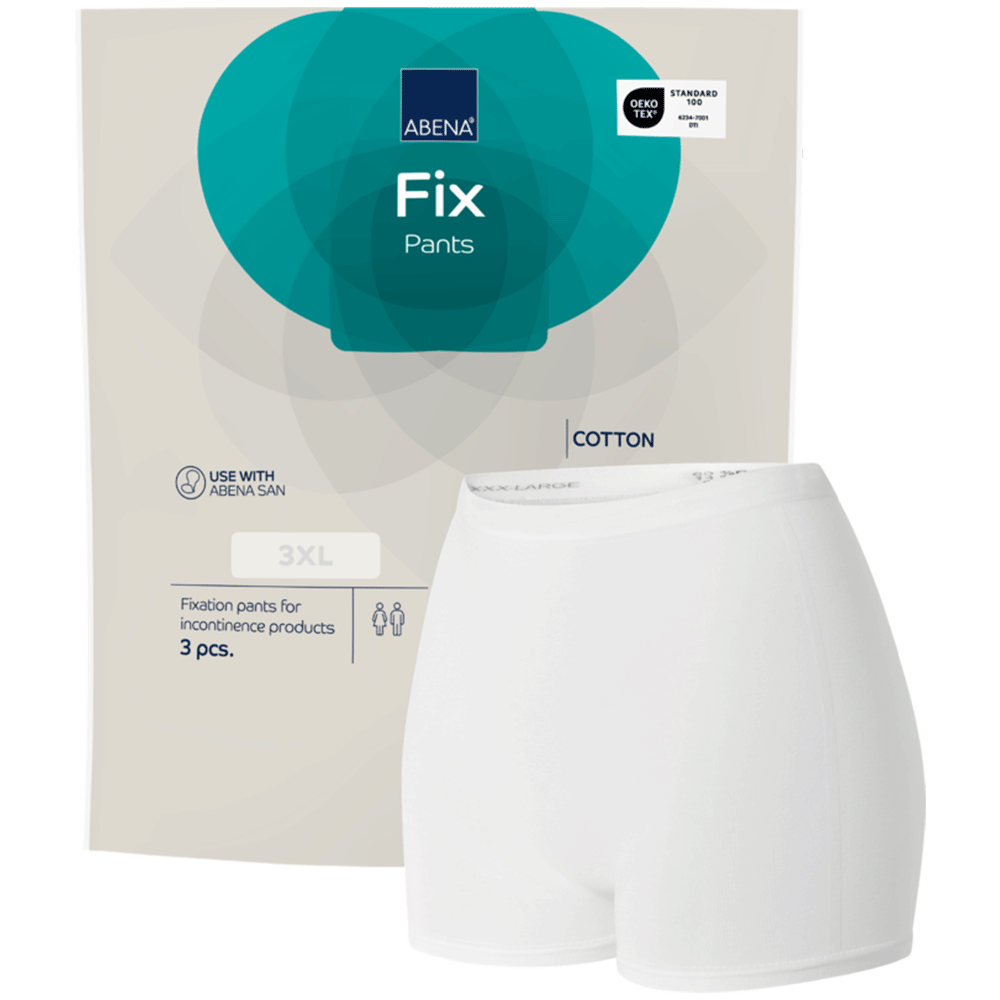 ABENA Fix, pantaloni din bumbac pentru fixare, mărimi XS–3XL