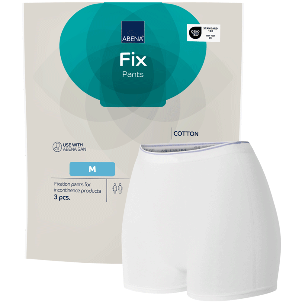 ABENA Fix, pantaloni din bumbac pentru fixare, mărimi XS–3XL