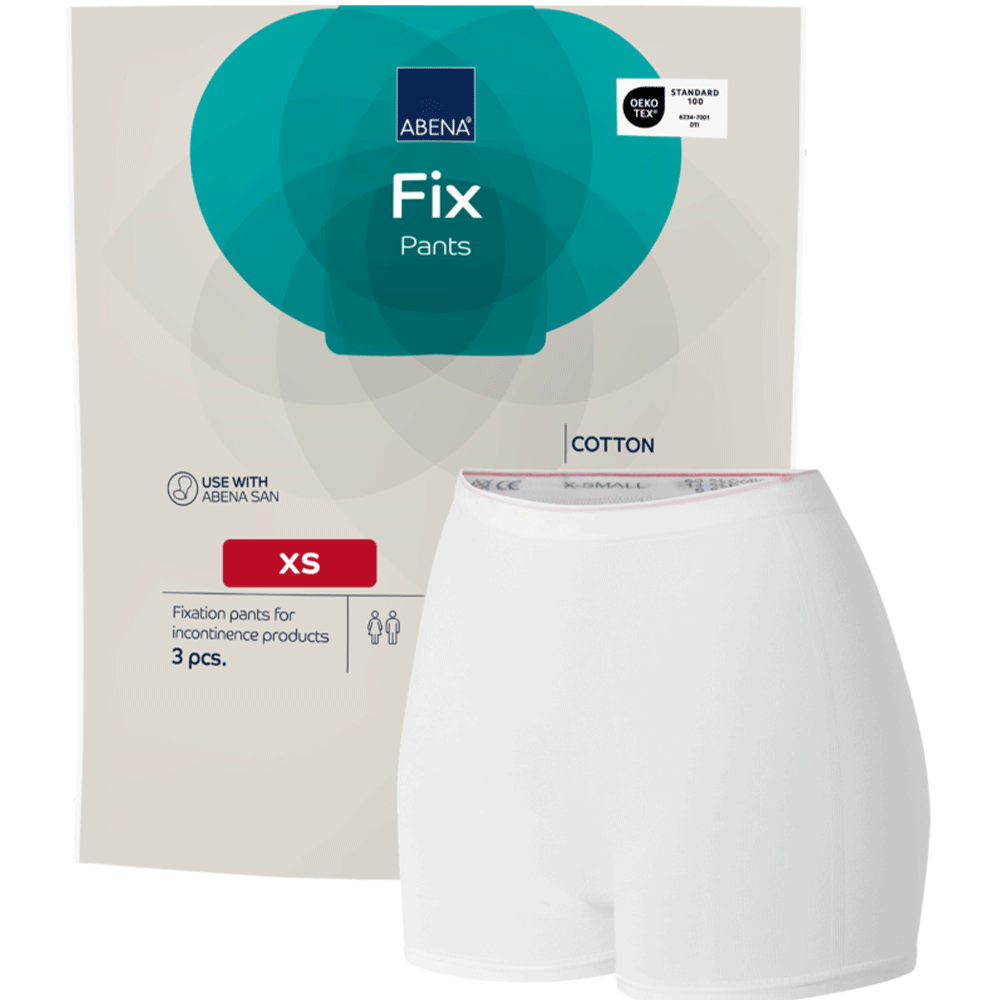 ABENA Fix, pantaloni din bumbac pentru fixare, mărimi XS–3XL
