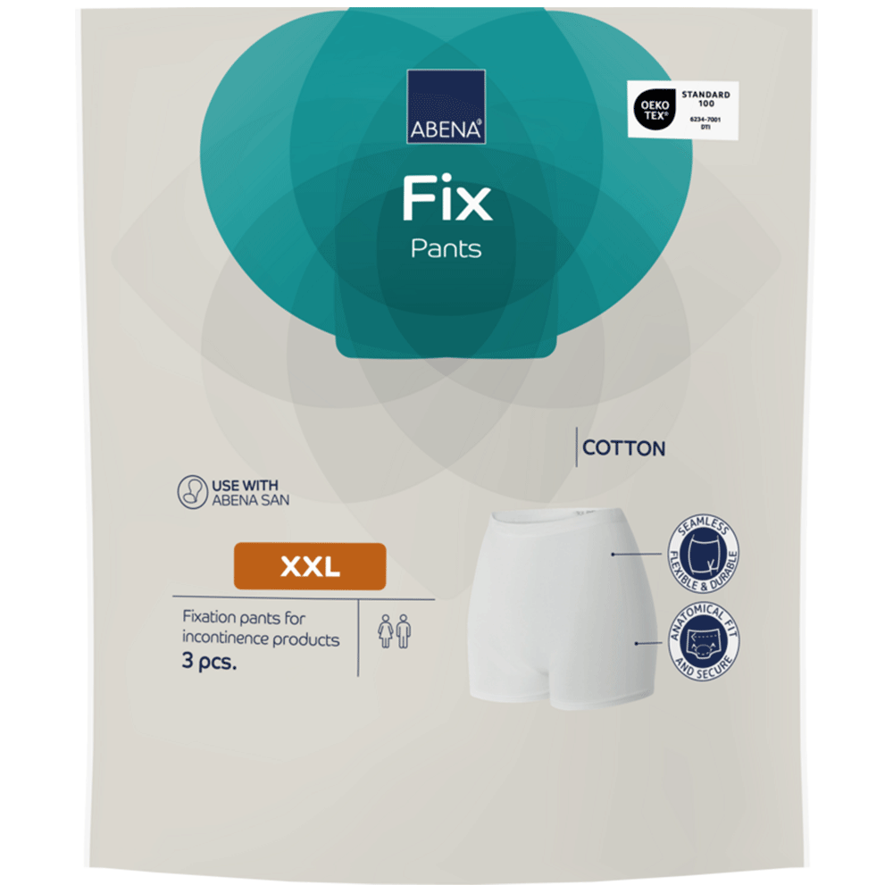 ABENA Fix, pantaloni din bumbac pentru fixare, mărimi XS–3XL