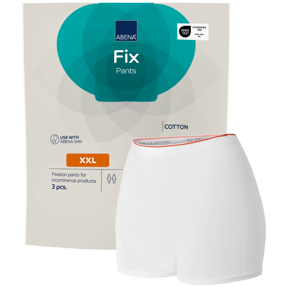 ABENA Fix, pantaloni din bumbac pentru fixare, mărimi XS–3XL