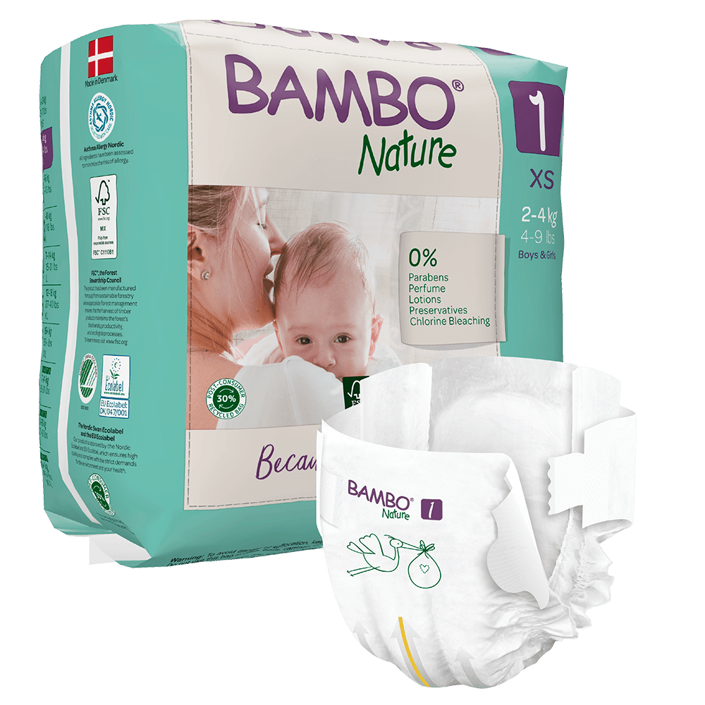 Bambo Nature 1, (2-4 kg / 4-6 lbs), 22 buc.