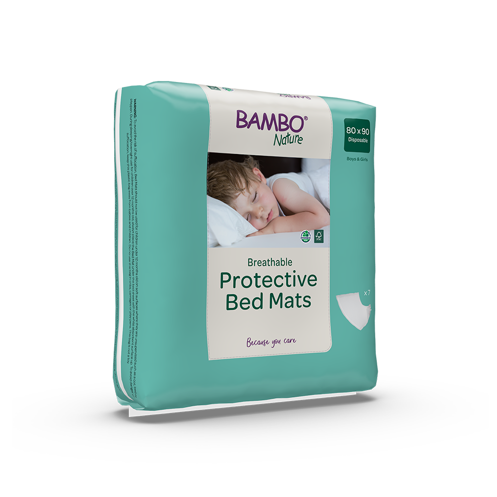 Bambo Nature Protective Bed Mats packaging