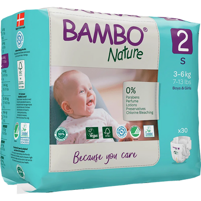 Bambo Nature 2, (3-6 kg / 7-13 lbs), 30 buc.