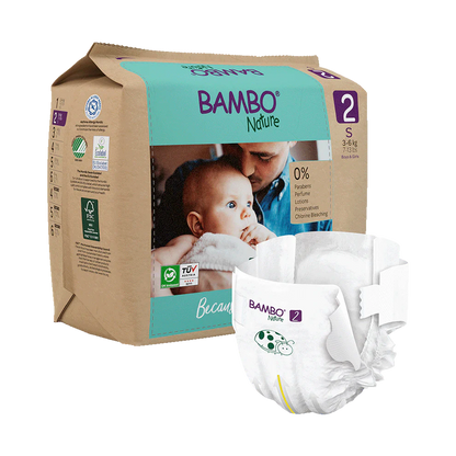 Bambo Nature 2, (3-6 kg / 7-13 lbs), 30 buc.