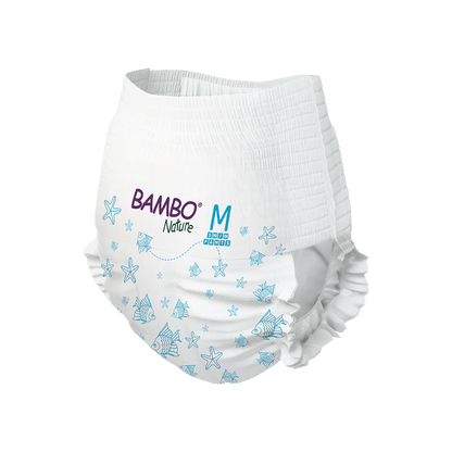 Bambo Nature Swim Scutece chilotel pentru baie, Ecolabel, Marimea M, +12 kg, 12 bucati